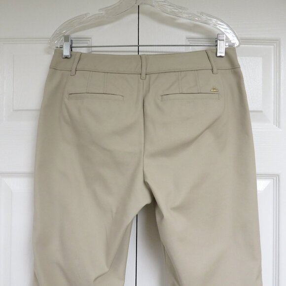 WHBM Perfect Form Ankle Pants Beige Solid Size 8R - Picture 5 of 7